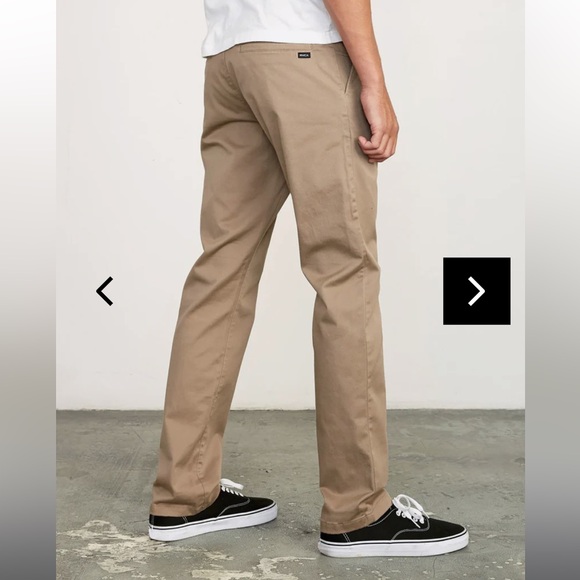 RVCA men’s weekend chino pant in dark khaki. 36. GUC. - Picture 14 of 16